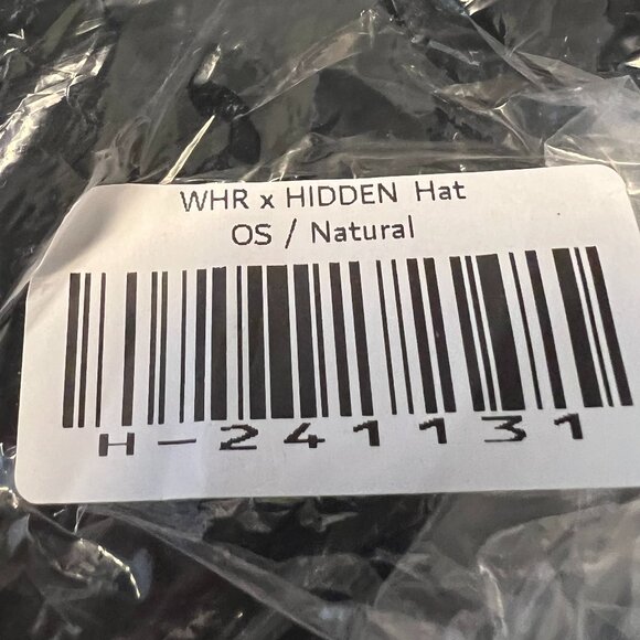 Hidden NY  x Western Hydrodynamic Research Hat NWT OS - Picture 3 of 4